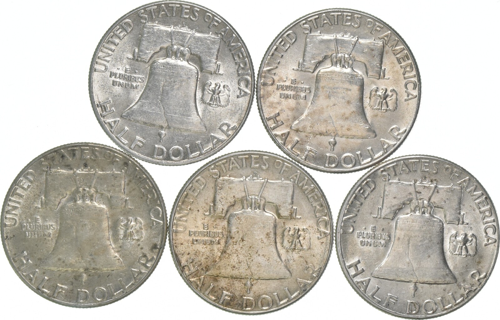 1954-S Franklin Half Dollar AU