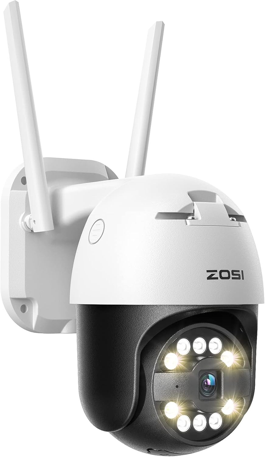 ZOSI 3K C296 5MP PTZ  WIFI Security IP Camera Metal Outdoor Home System IP66
