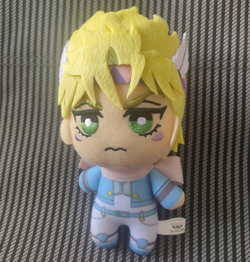 NEW JoJo Bizarre Adventure Tomonui Plush Doll CAESAR ZEPPELI Battle Tendency