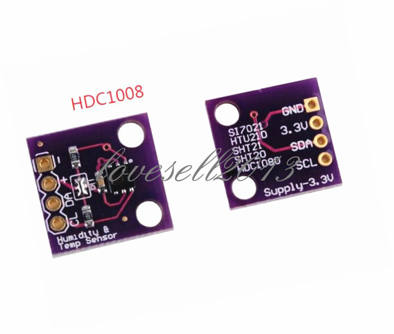 NEW HDC1008 Digital Humidity and Temperature Sensor Breakout Board for Arduino