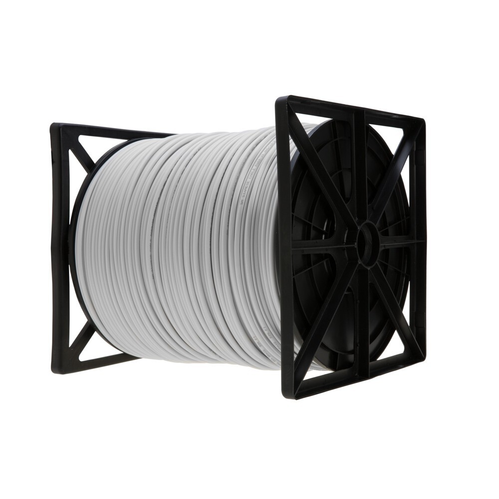 RG59 Siamese Coaxial Cable CCTV Wire 20AWG 18/2 Security Camera 1000FT White