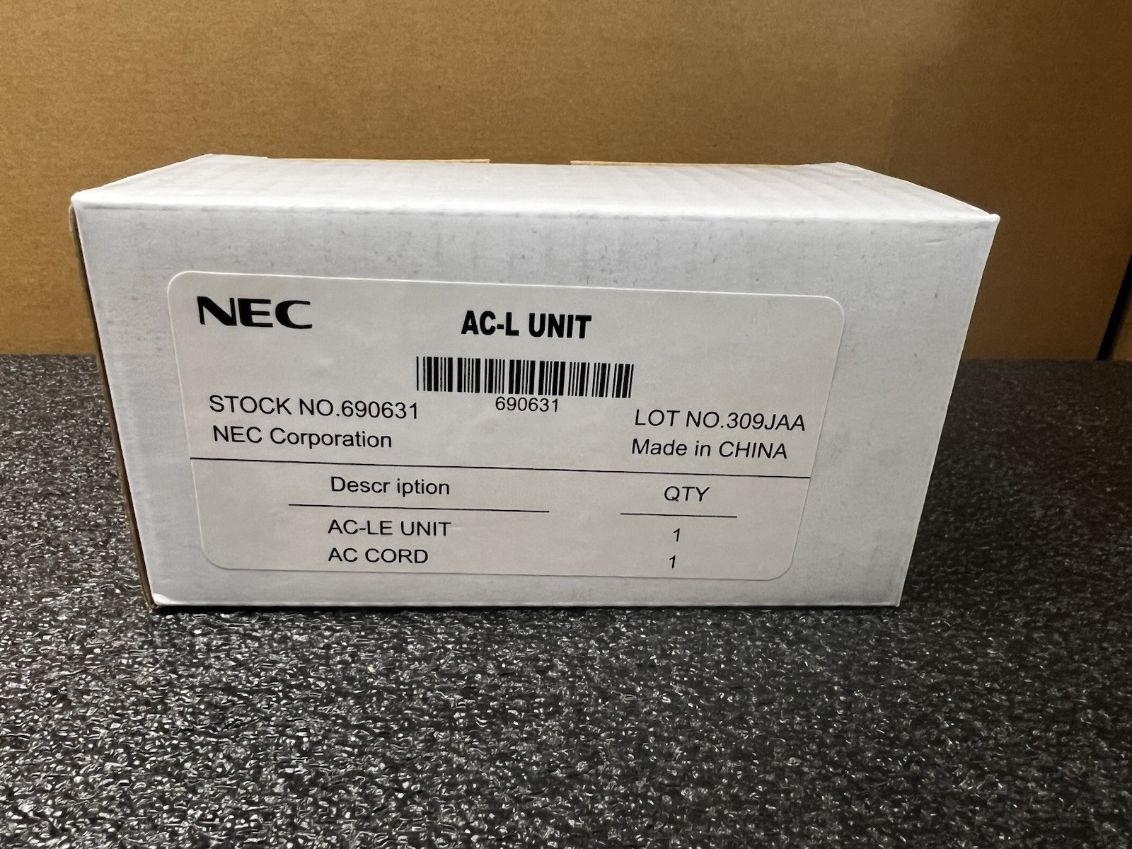 NEC 690631 AC-L AC Power Adapter *NEW*