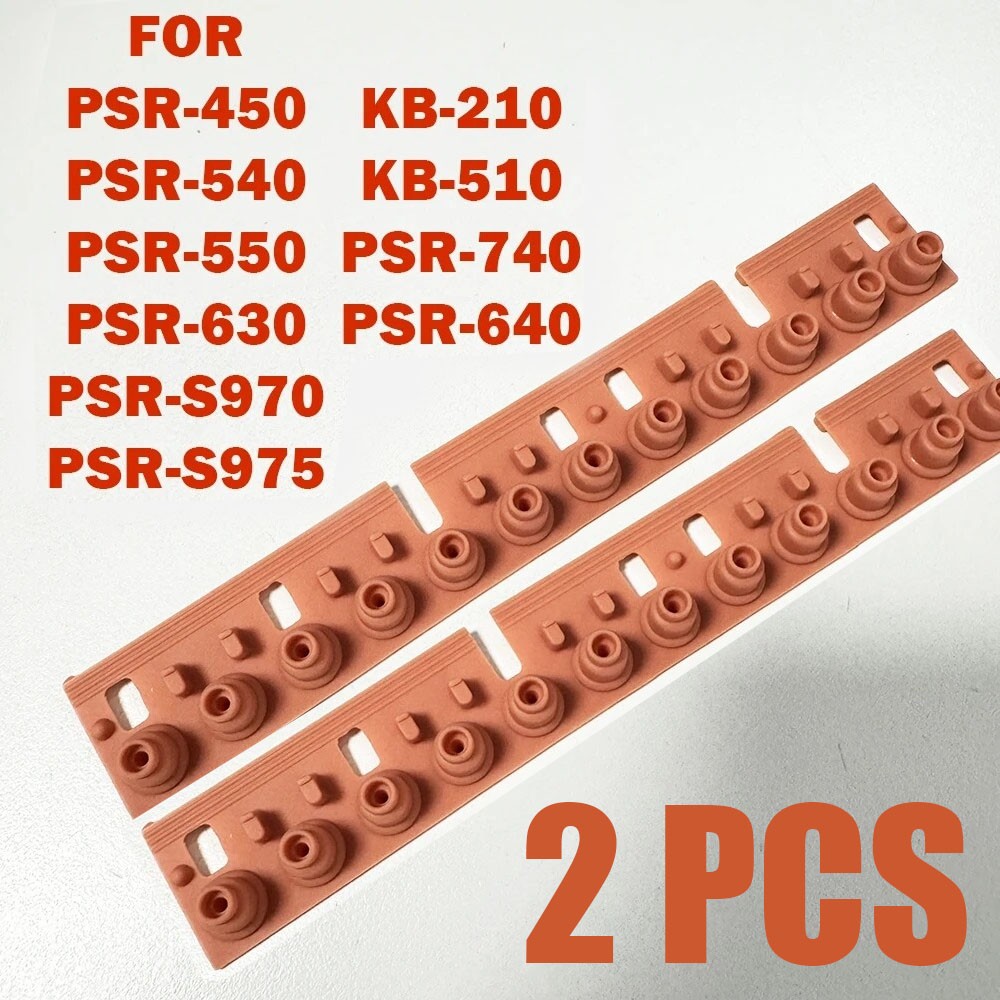 2PCS Conductive Silicon keypad For Yamaha PSR 450 550 S970 S975 540 630 KB 210