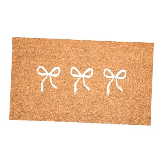 White Bow Trio Doormat (17" x 29")