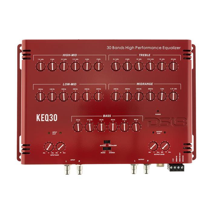 DS18 KEQ30 30 Bands High Perfomance Amplifier Equalizer with Clipping Indicator
