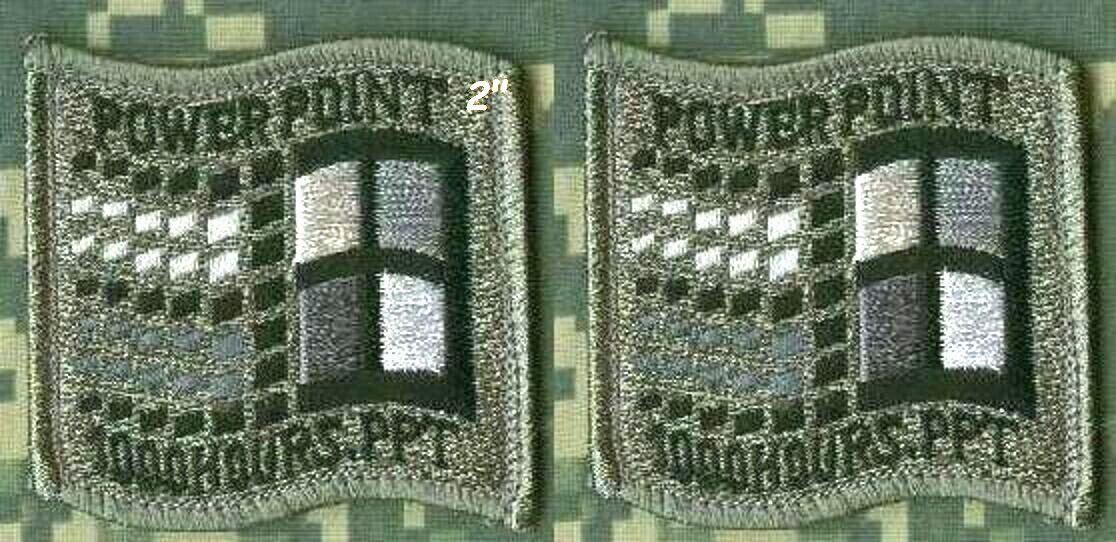 US WAR ON TERROR ARMED FORCES SANDBOX DEPLOYMENT vêlkrö ACU 2-TAB: POWER POINT