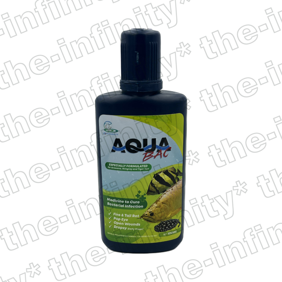 CZ AQUA BAC MEDICINE BACTERIAL INFECTION AROWANA STINGRAY TIGER FINS TAIL ROT