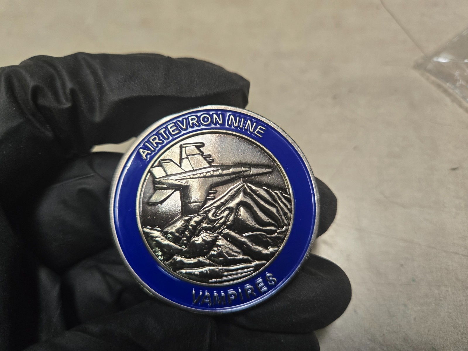 Air Test and Evaluation Squadron 9 (AIRTEVRON 9, VX-9,  Vampires) Challenge Coin