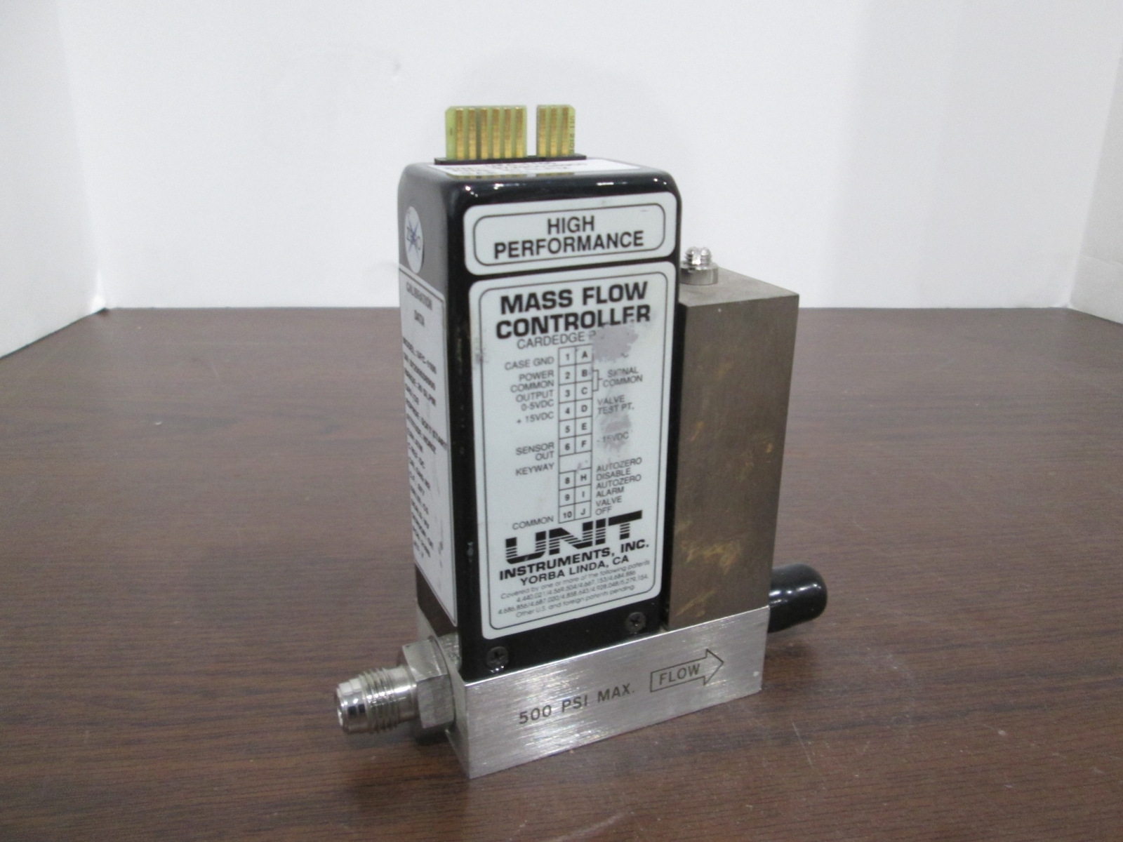 Unit, UFC-1100, 20 SLPM, O2, Mass Flow Controller, 1/4" Port, Used