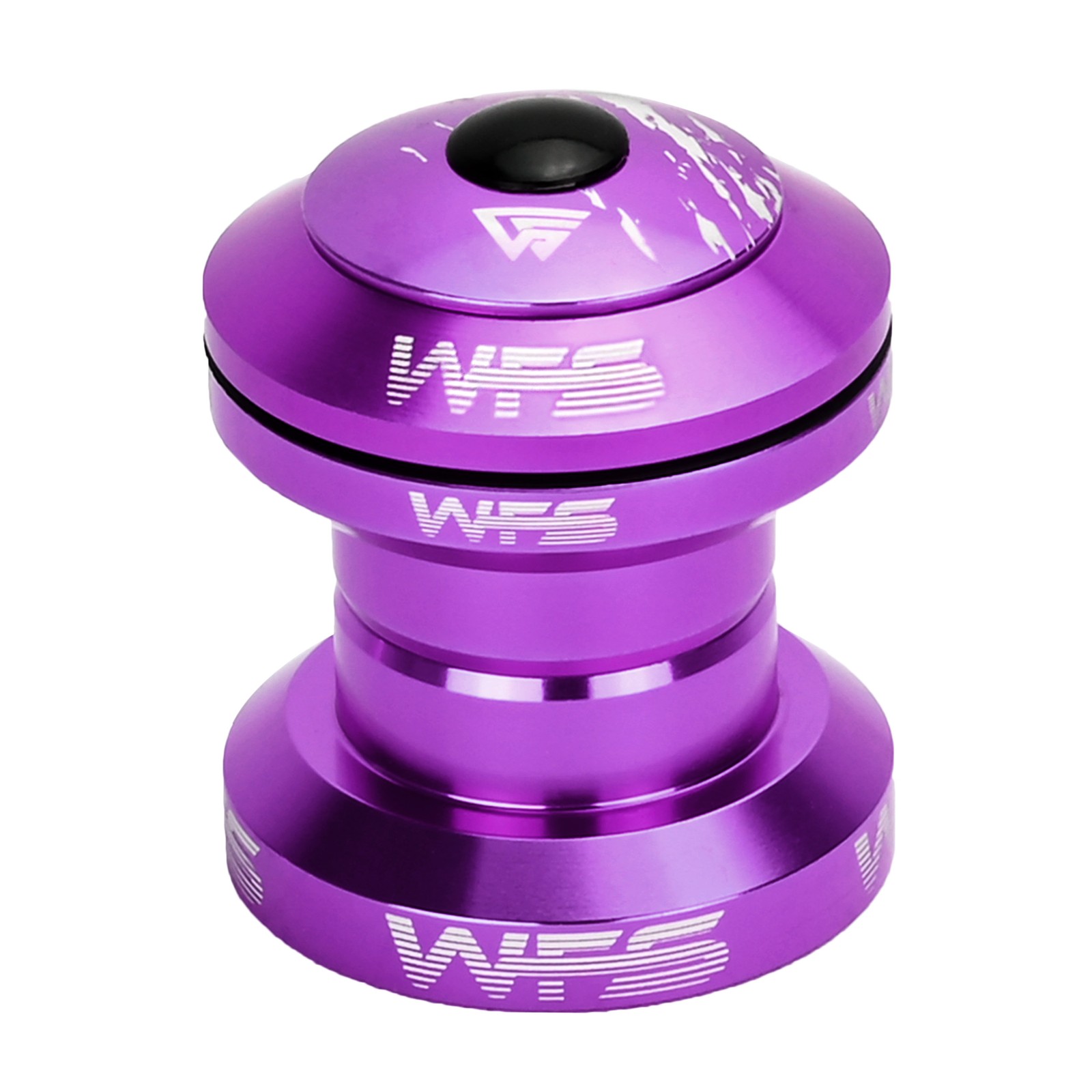 WFS NV.28 1 Inch CNC Alloy Threadless Headset with Top Cap , Purple