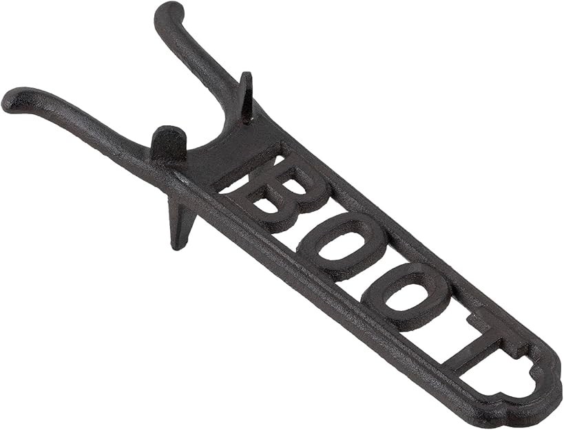 Farmhouse Boot Jack Puller Rustic Shoe Jack Remover Heavy Duty Cast Iron for Hom