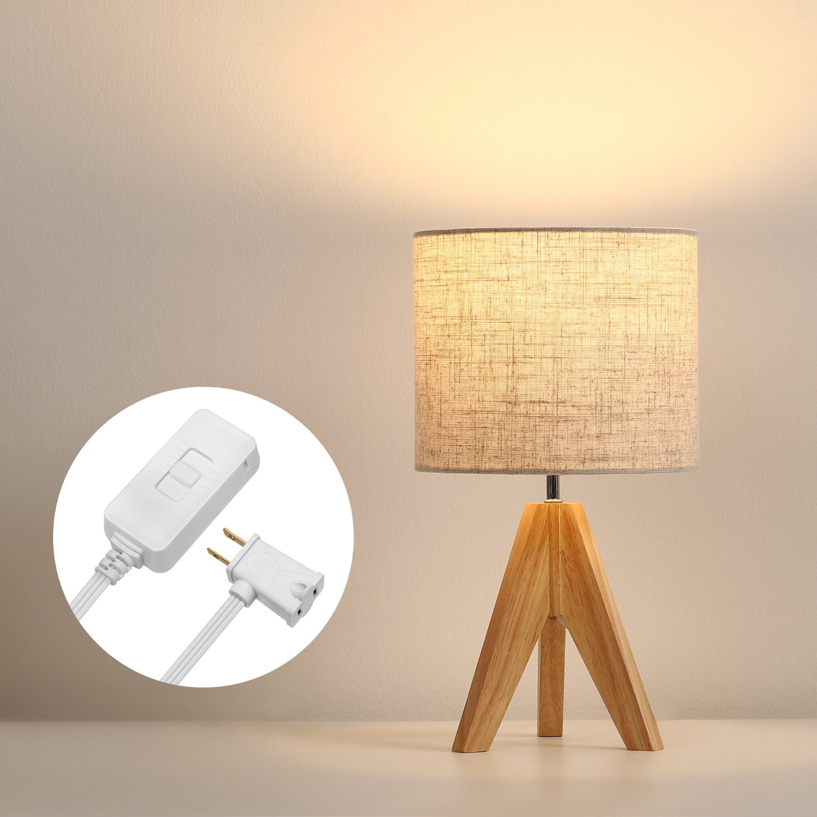 DEWENWILS Plug in Dimmer Switch for Dimmable LED/CFL Lights, Incandescent Bulbs