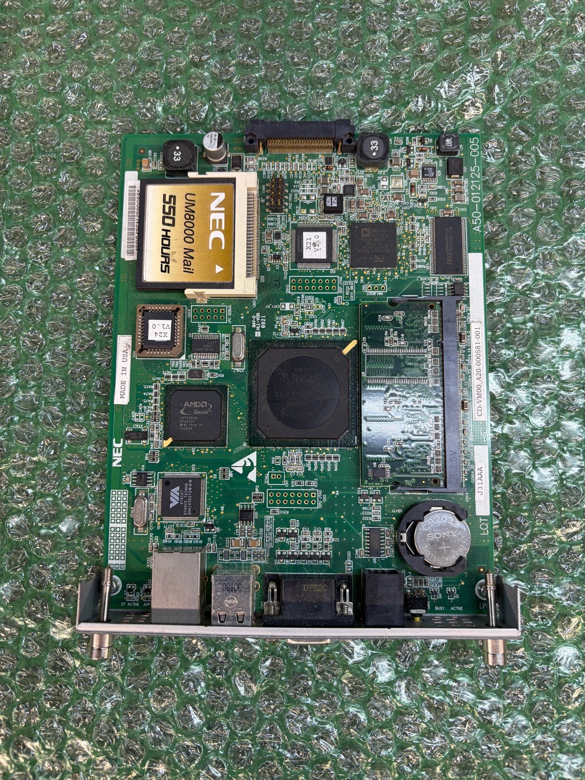 NEC Univerge 670123 SV8100 CD-VM00 Voice Mail App Server Tested Includes 550