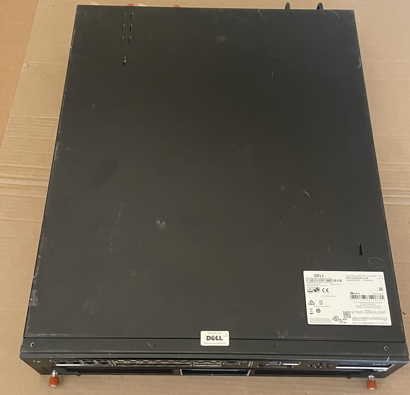 Dell Sonicwall SuperMassive 9800 2U Firewall Security Appliance 2RK04-0AD READ!!