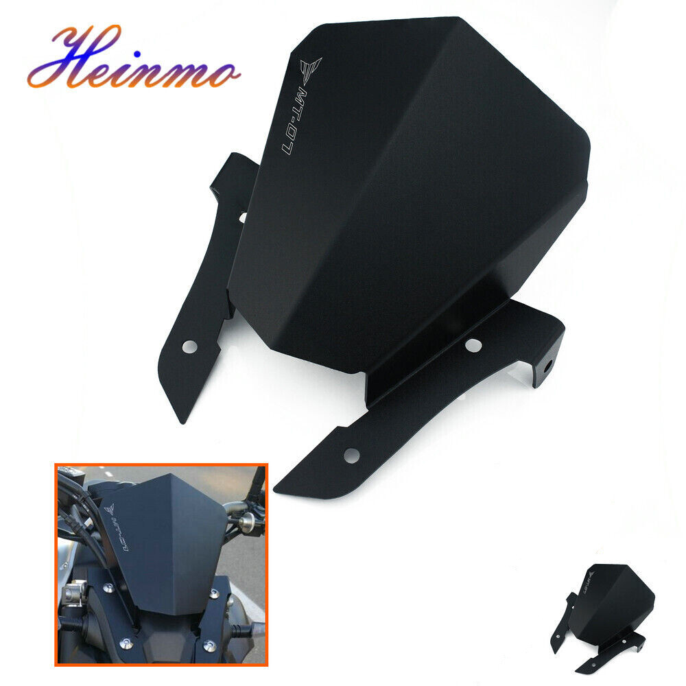 Motorcycle Windshield Windscreen Wind Deflector For Yamaha MT-07 FZ-07 2013-2017