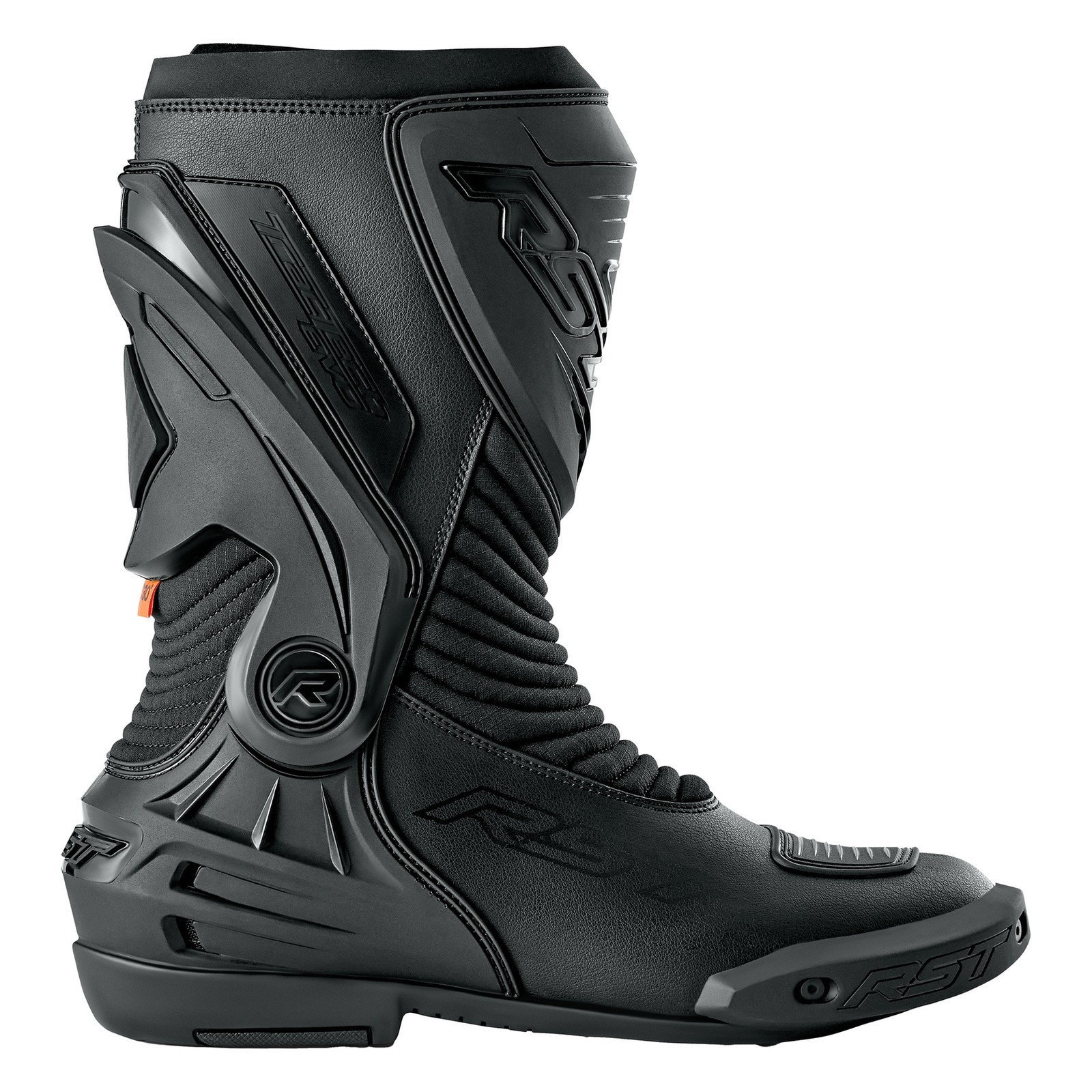 RST Tractech Evo D30 Waterproof Sports Boots Black Race Track Sports Motorcyc...