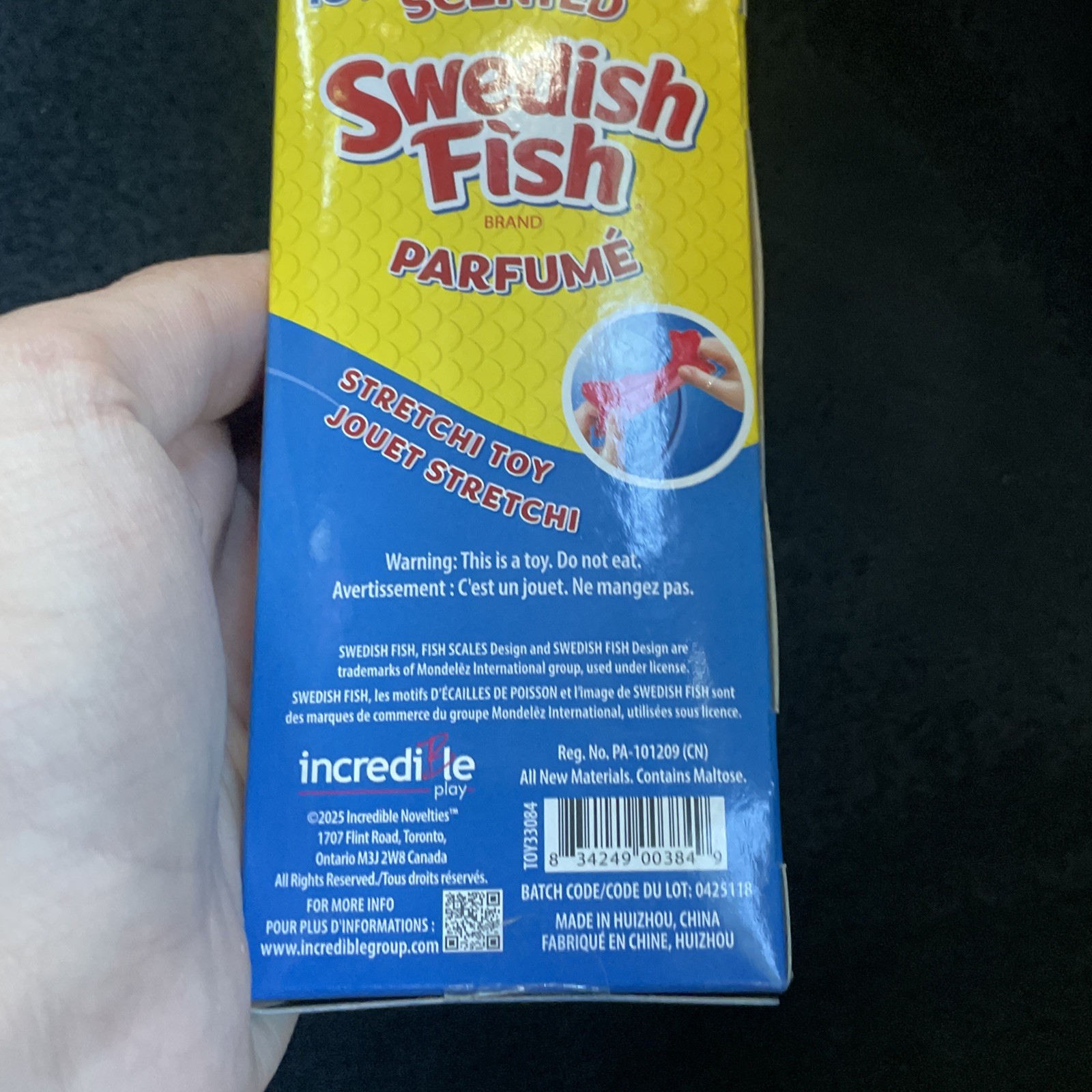 Swedish Fish Scented Squishy Stretchy Toy