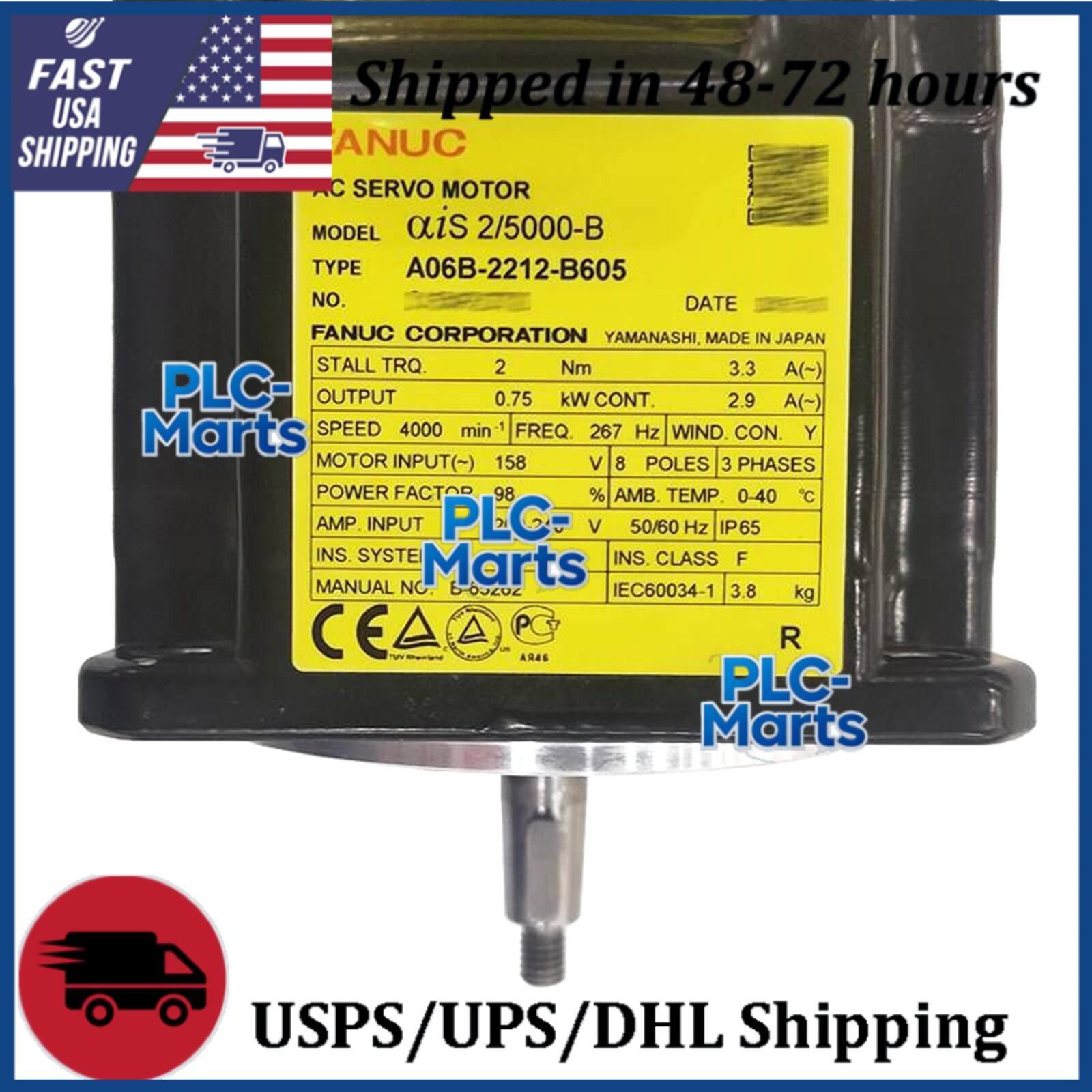 NEW FANUC A06B-2212-B605 Servo Motor