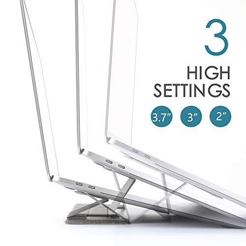 Adjustable Foldable Laptop Stand, Portable and Protective Pink