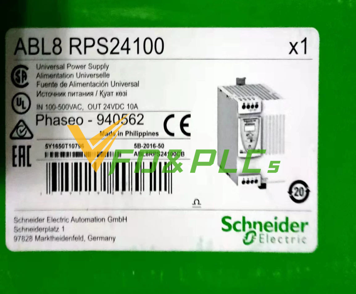 Schneider ABL8RPS24100 Switching Power Supply, 1 Piece Free shipping us free tax