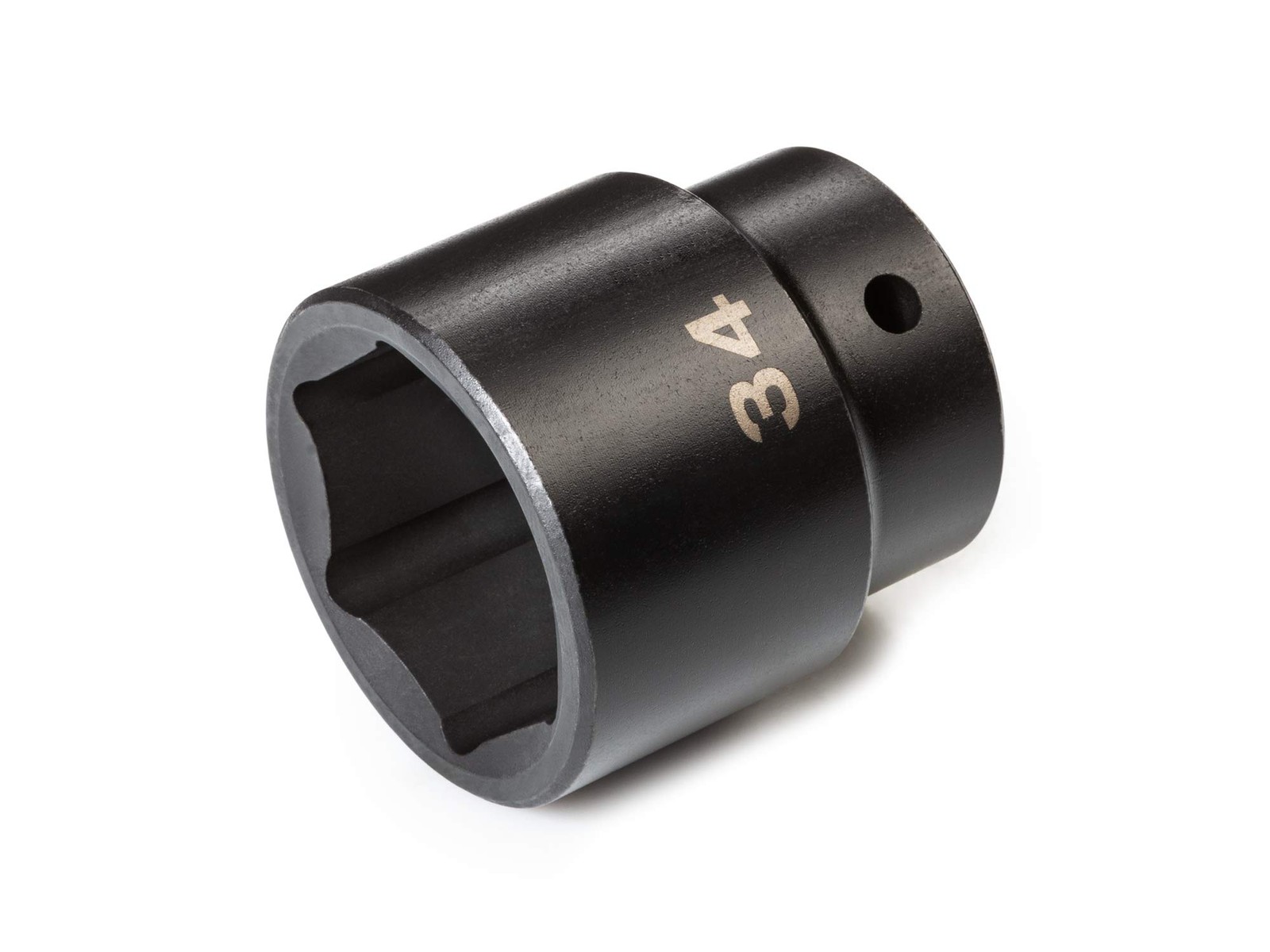TEKTON 1/2 Inch Drive x 34 mm 6-Point Impact 34 mm, Manganese Phosphate