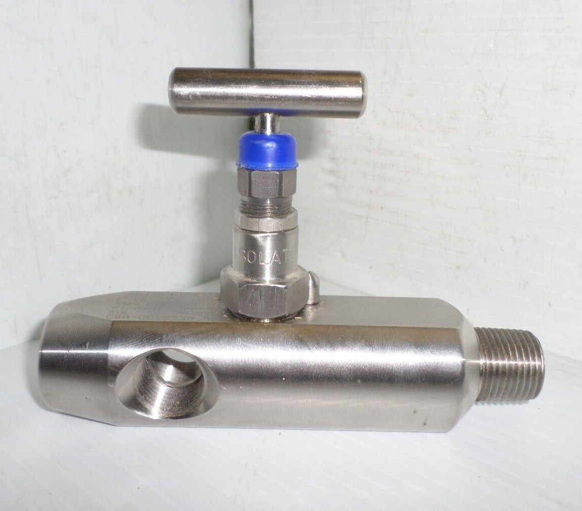 ⭐NEW⭐ SUSTECH PRECISION 316 SS STAINLESS 6,000PSI 1/2" ISOLATION NEEDLE VALVE
