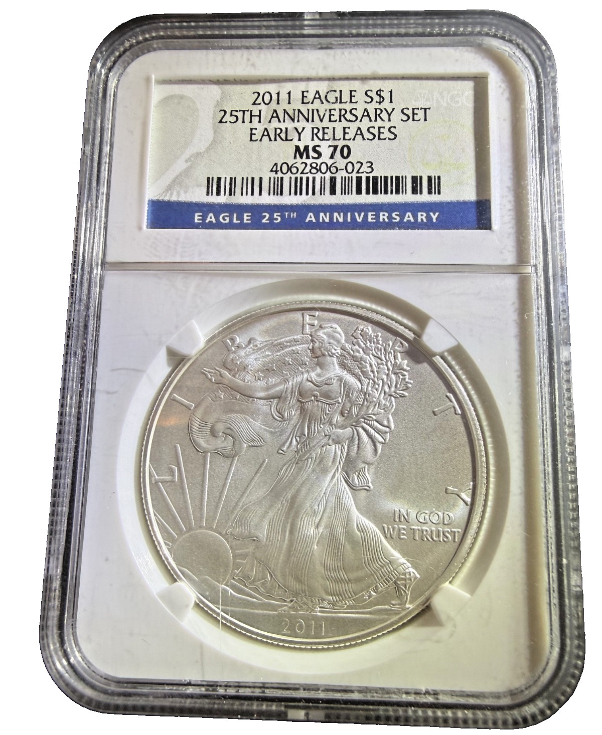 PROOF 2011-W American Silver Eagle NGC MS70 Early Releases
