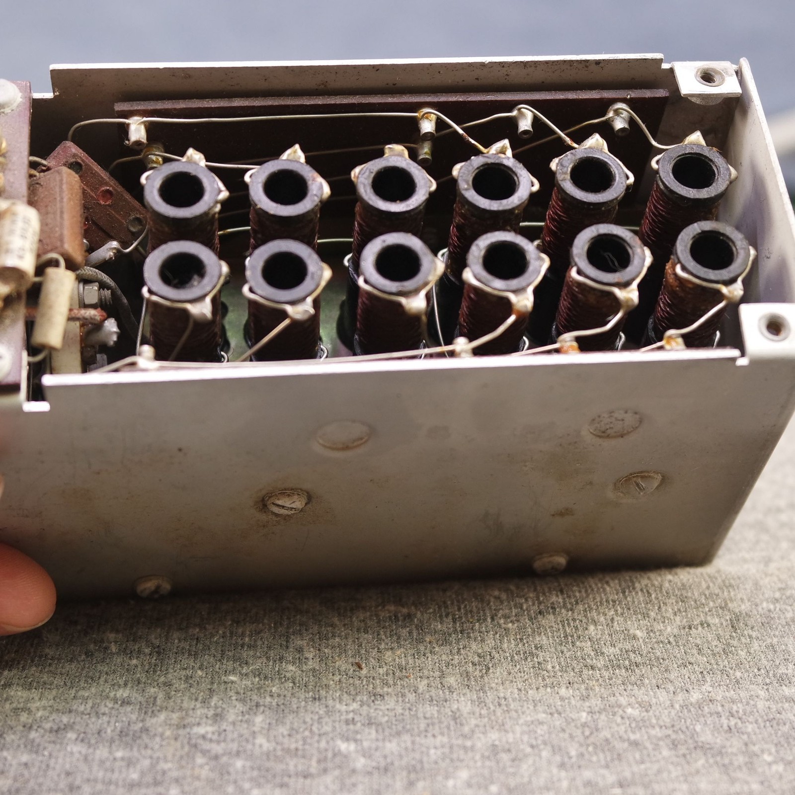 Set of 12 Tunable Core Coils, 6 Detector & 6 Oscillator Measure From 140-270 uH