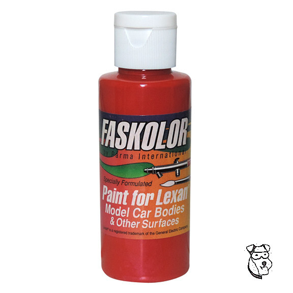 FASKOLOR #40150 PEARLESCENT RED Airbrush Paint RC Body Car Truck - PARMA