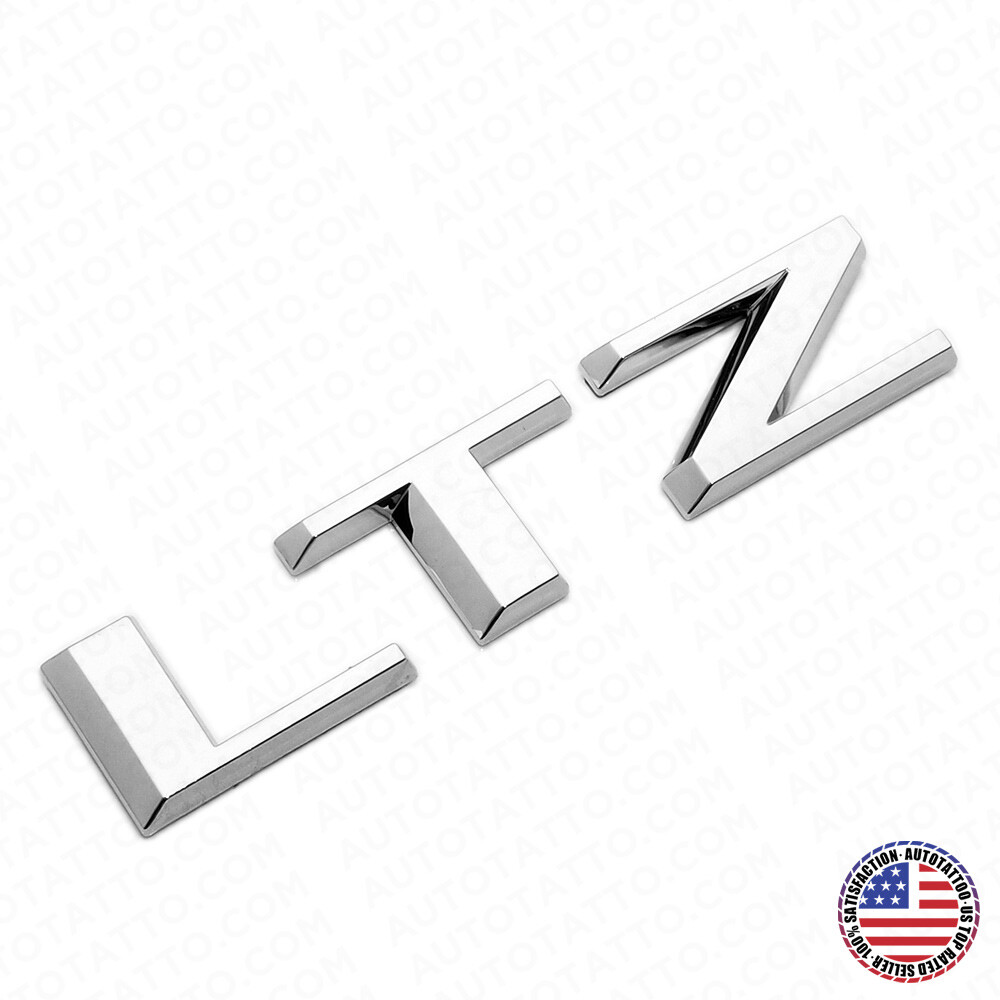 19-22 OEM Chrome Silverado 1500 Tailgate LTZ Letter Logo Emblem Badge Z71 4x4