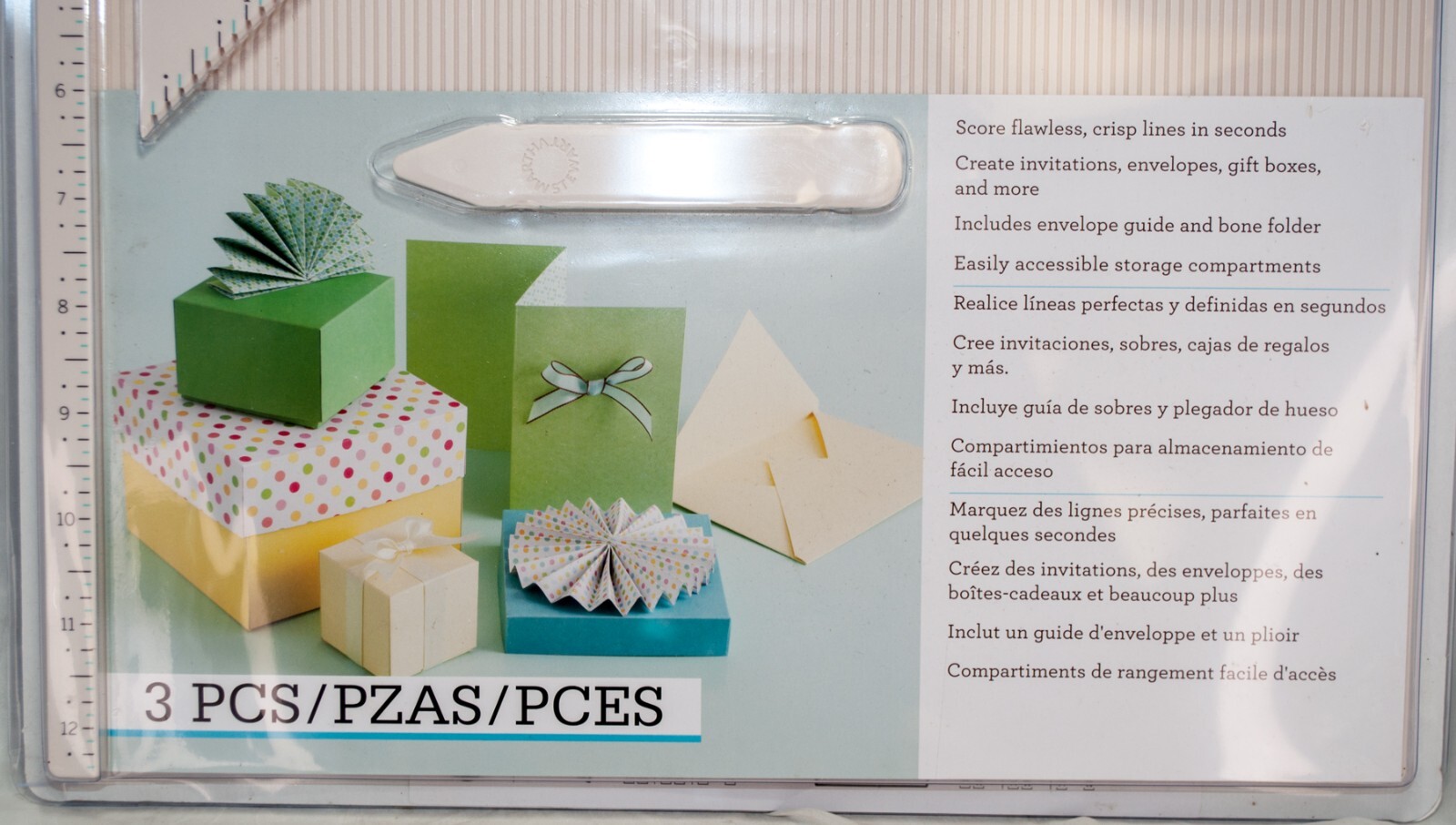 Martha Stewart Crafts 3 Piece Scoring Board & Envelope Maker NEW