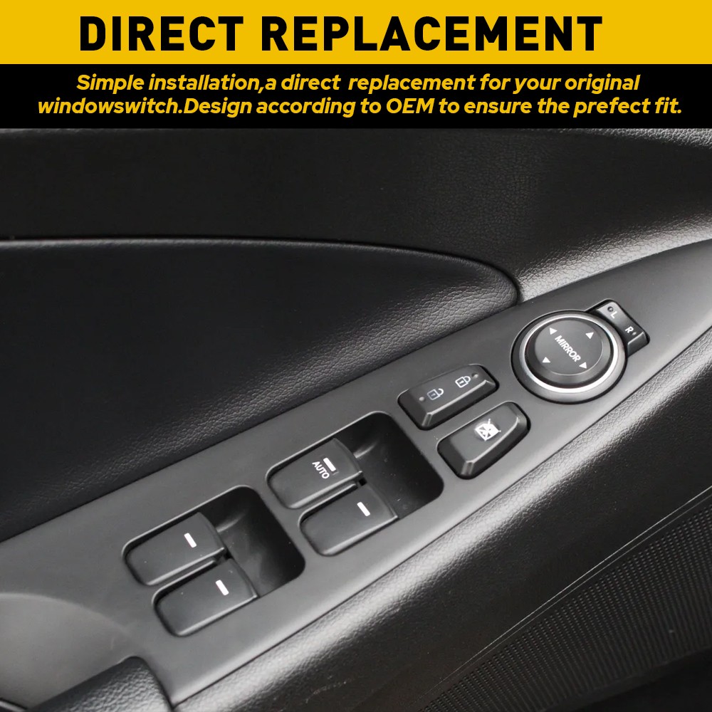 For 2011-2015 Hyundai Sonata Front Left Driver Side Master Power Window Switch V