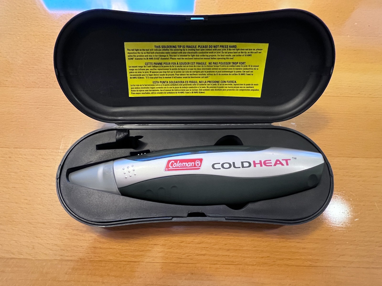 Coleman Cold Heat Battery-Operated Cordless Soldering Tool with Case