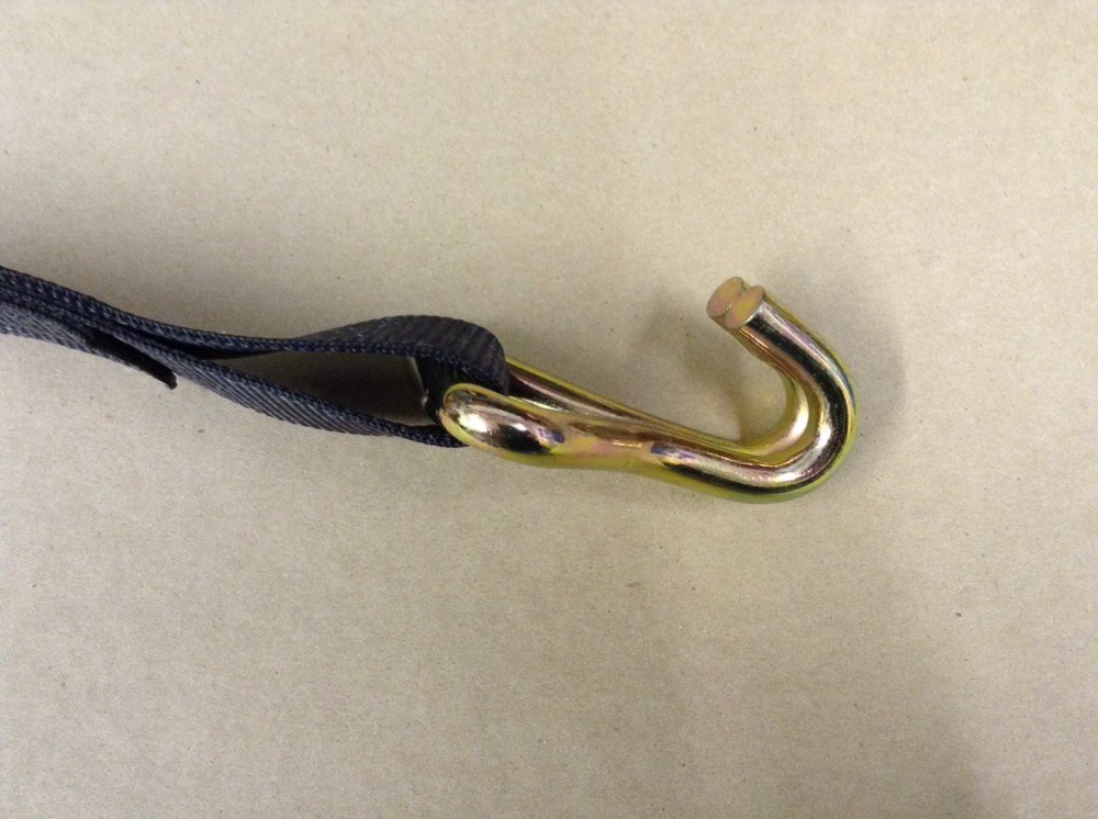 2-USA Ratchet Strap Replacement Ends WH Fixed End Truck & Trailer Tie Down BK