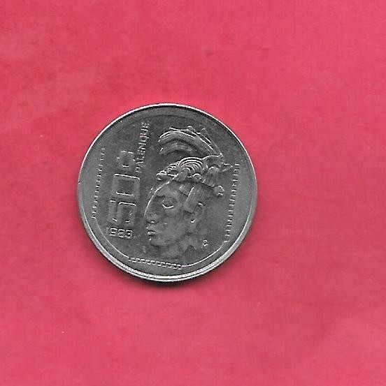 MEXICO MEXICAN KM492 1983 UNCIRCULATED-BU MINT-UNC OLD VINTAGE 50 CENTAVOS COIN