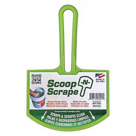 Buddy Tools Bt-Jn316-01 Bucket Scoop, Curved Blade Radius, 6 In To 12 In