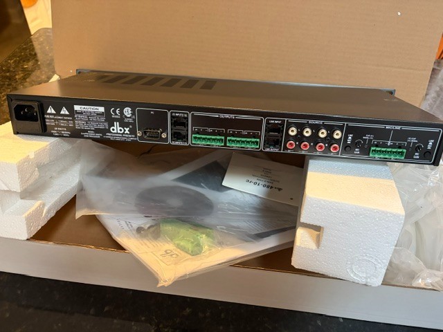 dbx ZonePRO 641 6x4 Digital Zone Processor - Silver - Flawless Condition