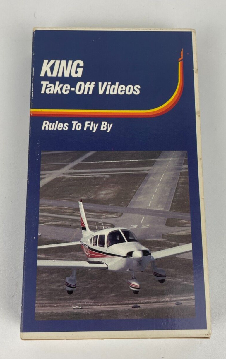 King Pilot Aviation Accelerated Ground School Take Off VHS Video Rules to Fly By