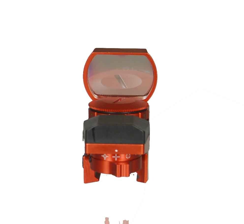 New Reflex Red and Green Adjustable Dot Sight Anodized Red Finish