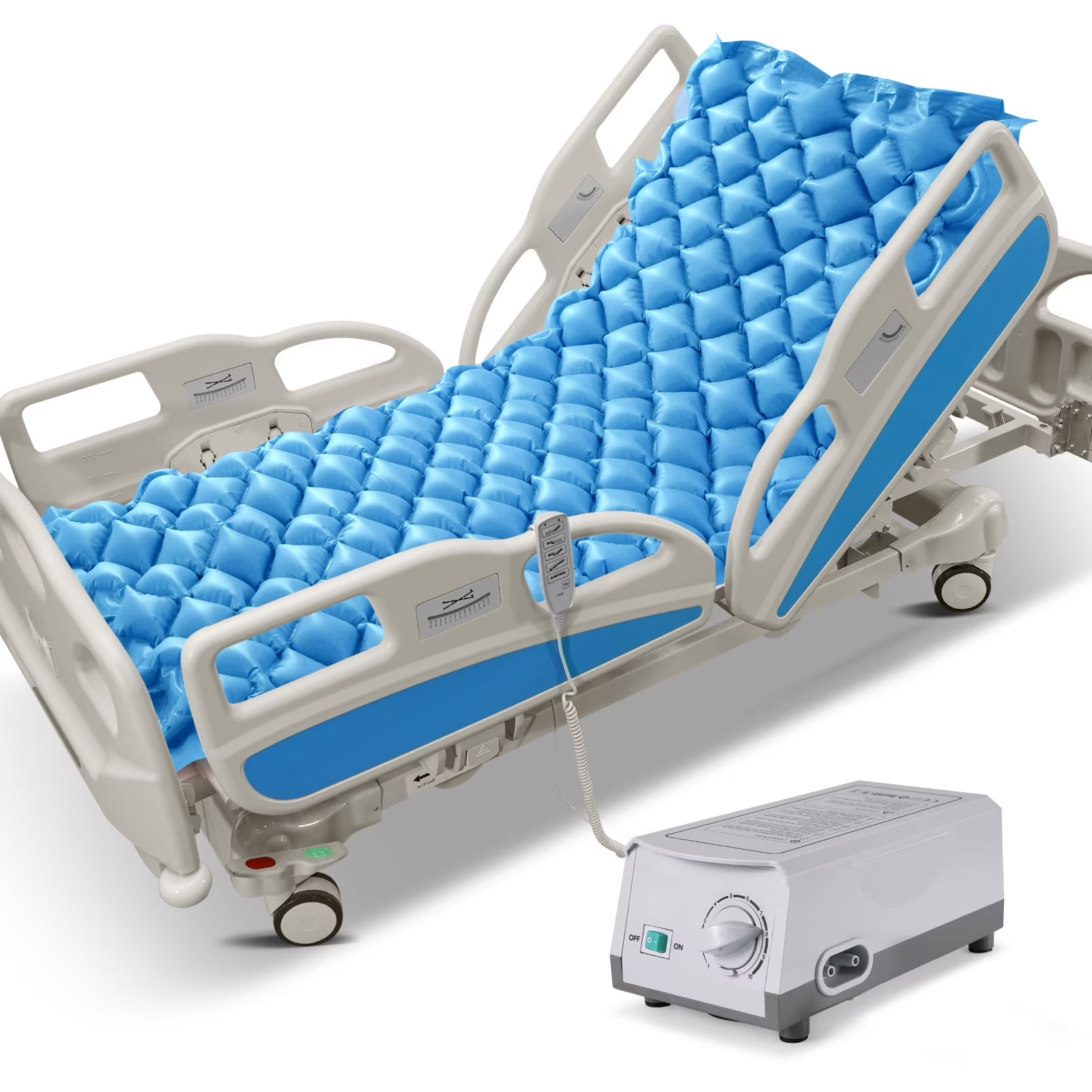 Alternating Air Pressure Mattress Pad, Medical Grade Relief Ulcer Bed Sores Air