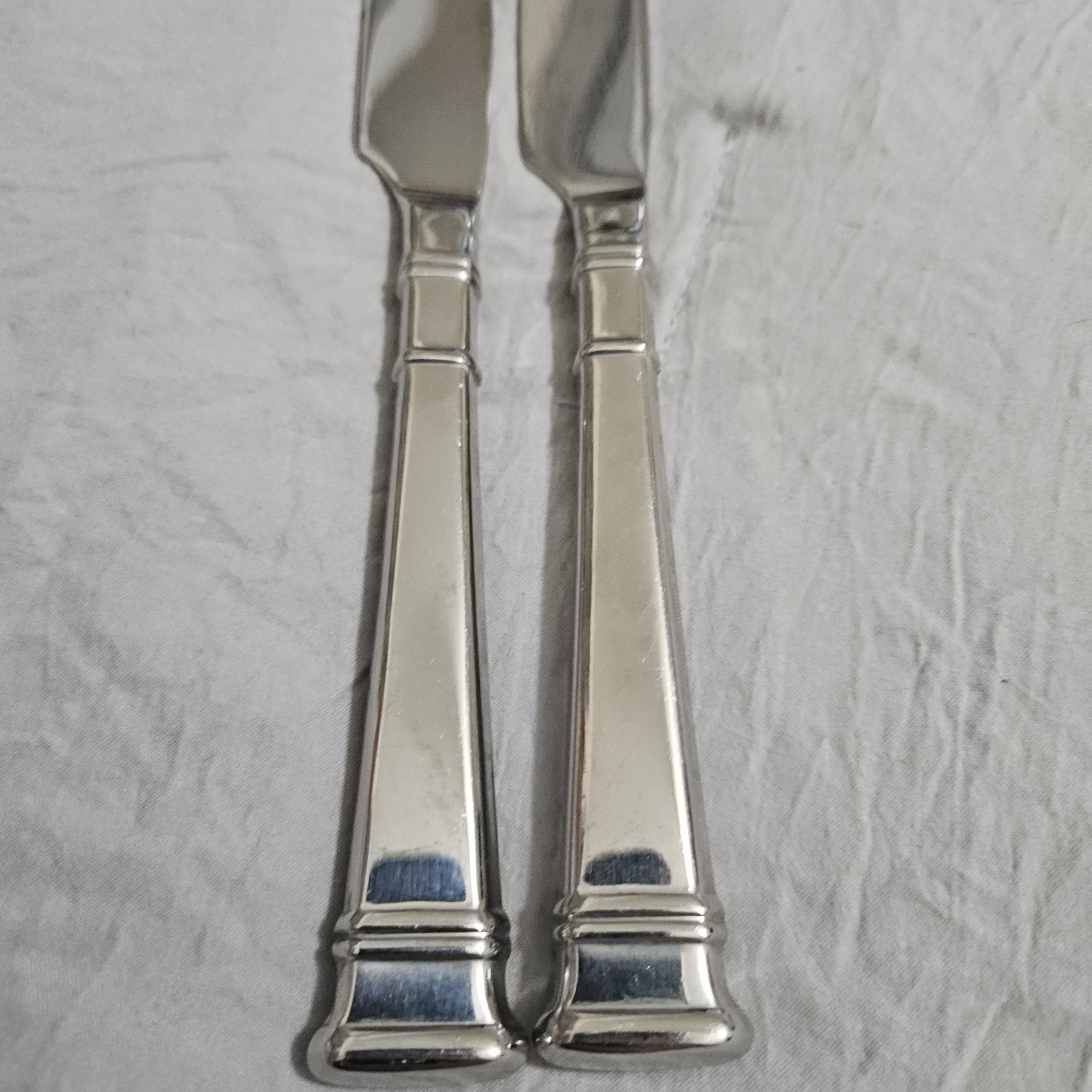 Set of 2 - Oneida Stainless PROSE Dinner Knives Used