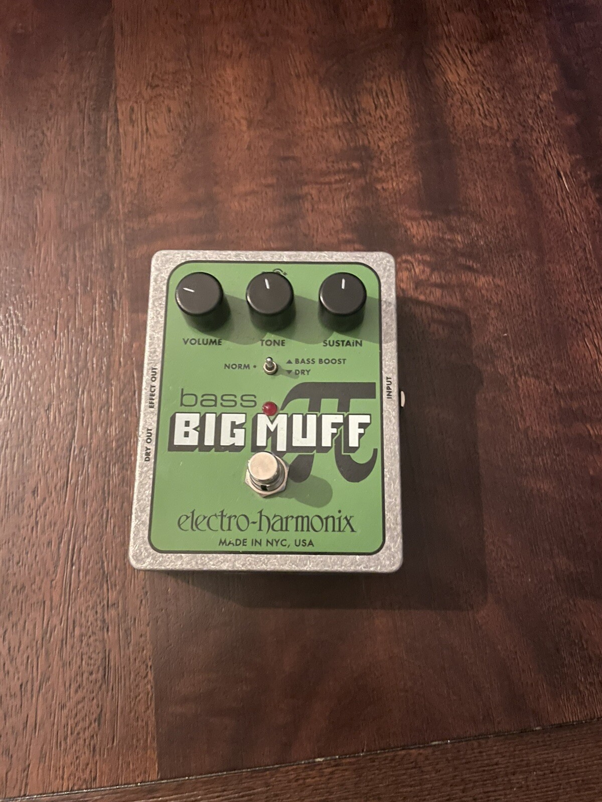Electro-Harmonix Bass Big Muff Pi Distortion Guitar Effect Pedal