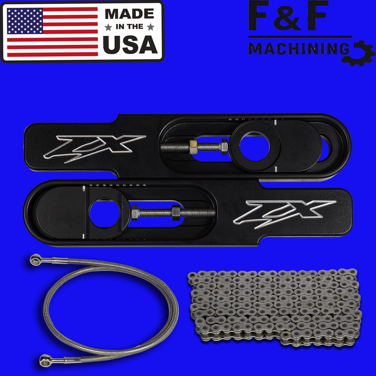 2007 Kawasaki ZX6 -ZX6R swingarm extension kit  "Made In The USA"