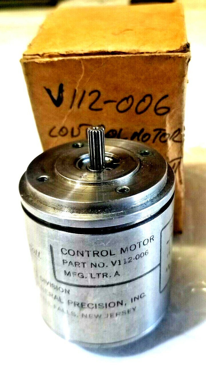 KEARFOTT GENERAL PRECISION P/N: V112-006 AEROSPACE AVIATION CONTROL MOTOR 400Hz