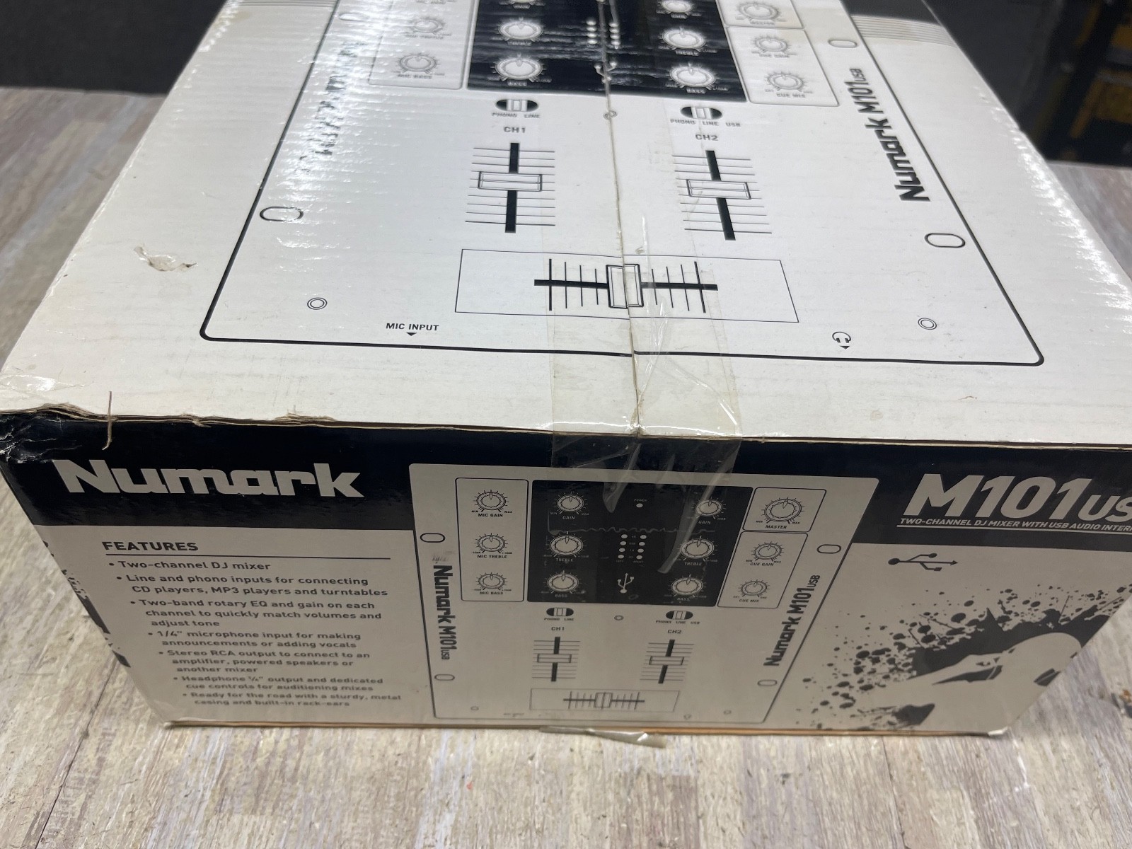 Numark M101 USB Two-Channel All-Purpose Mixer New