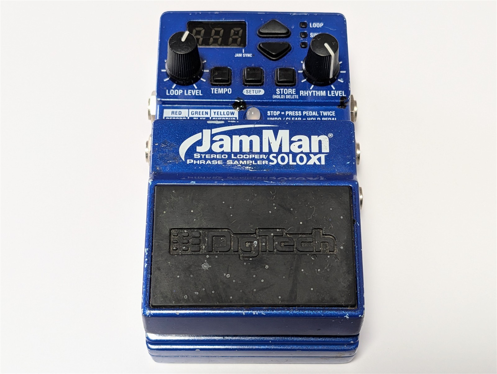 DigiTech JamMan Solo XT Stereo Looper Phrase Sampler Pedal - MicroSD Slot