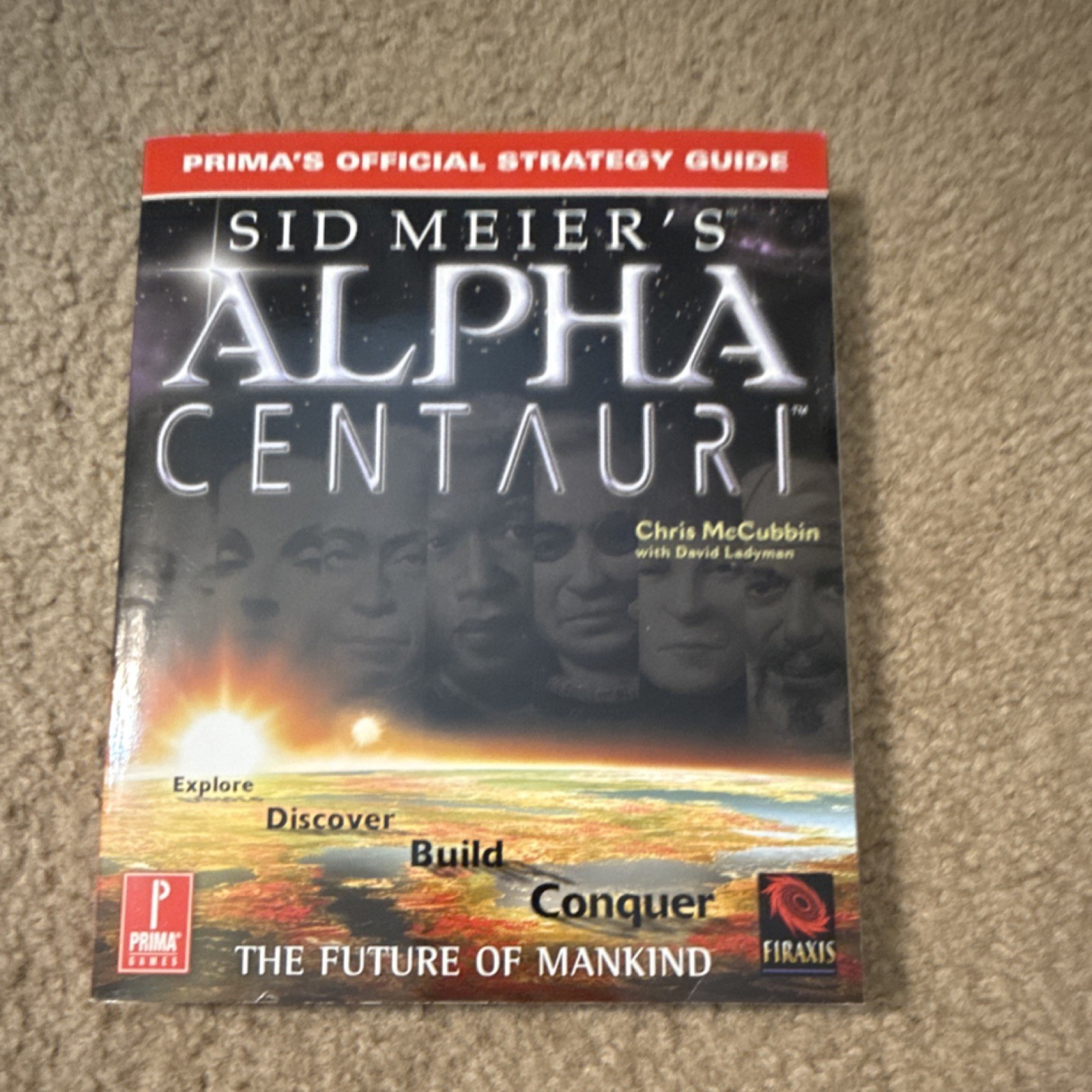 Prima Games Sid Meier's Alpha Centauri Strategy Guide Full-Color Map Poster 1999
