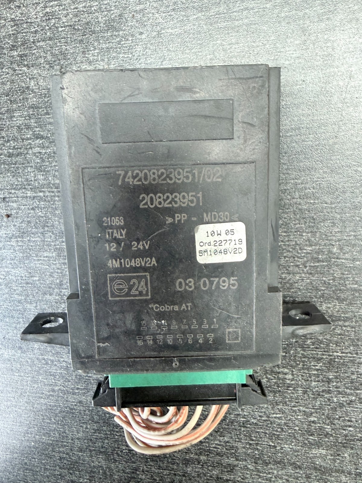 IVECO Cobra AT Control Module OEM 20823951 7420823951/02 12V 24V