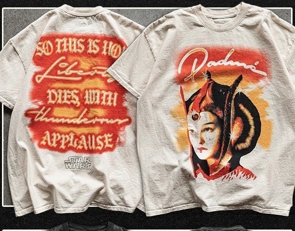 Goat Crew X Star Wars Padme Natural T-Shirt Unisex Fan Gift S-5XL Reprint