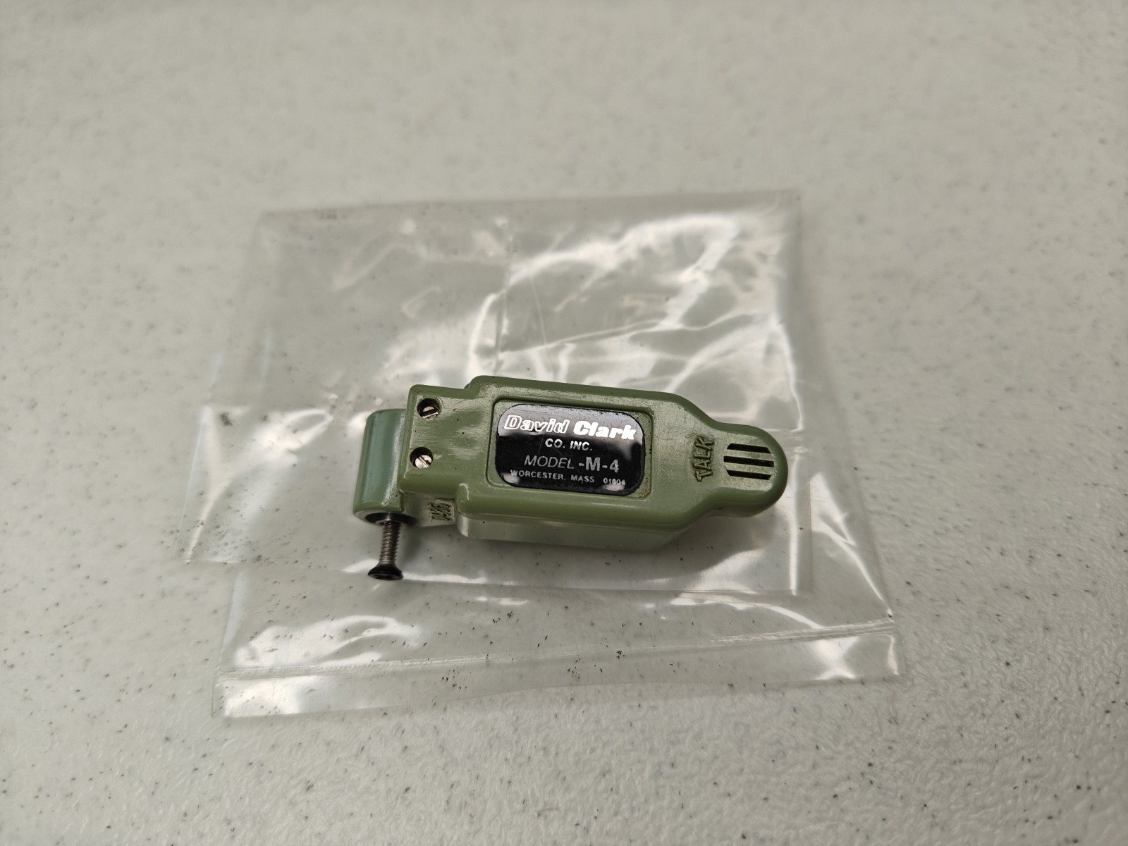 Replacement Electret Aviation Microphone David Clark P/N 18762G-02 Noise Cancel
